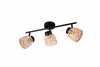 Lampa sufitowa plafon pleciona bambusowa kolor naturalny potrójna owalna boho rystykalna industrialna minimalistyczna LAURENT R86093032 Rl